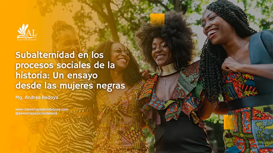 Mujeres negras celebrando juntas, portada del ensayo sobre subalternidad en los procesos sociales